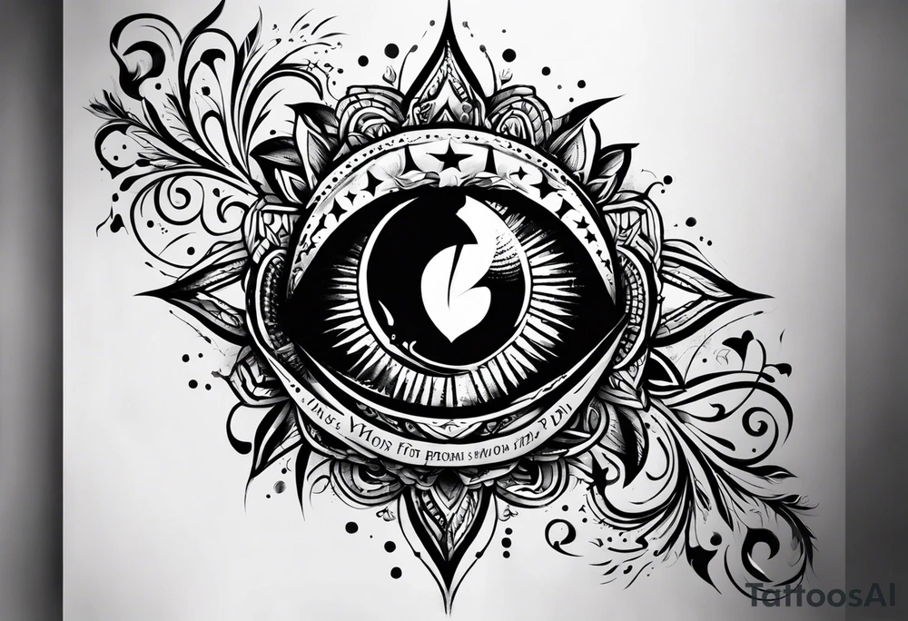 Design a picture for this quote:
God Did Not Promise Days Without Pain, Laughter Without Sorrow, nor Sun Without Rain, but He Did Promise Strength for the Day, Comfort for the Tears, and Light for the Way tattoo idea