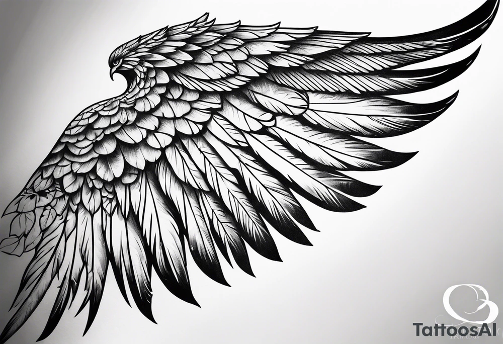wings tattoo idea