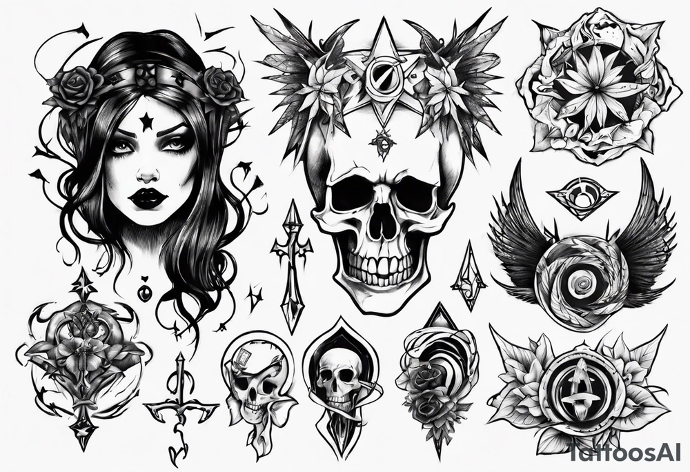 Goth tattoo idea