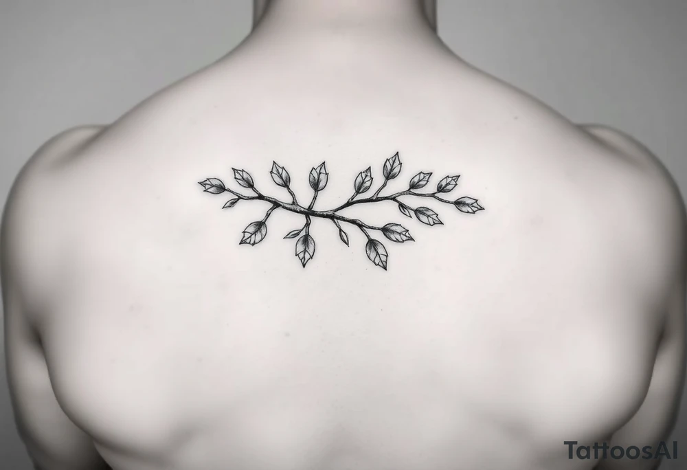 oak branch tattoo idea