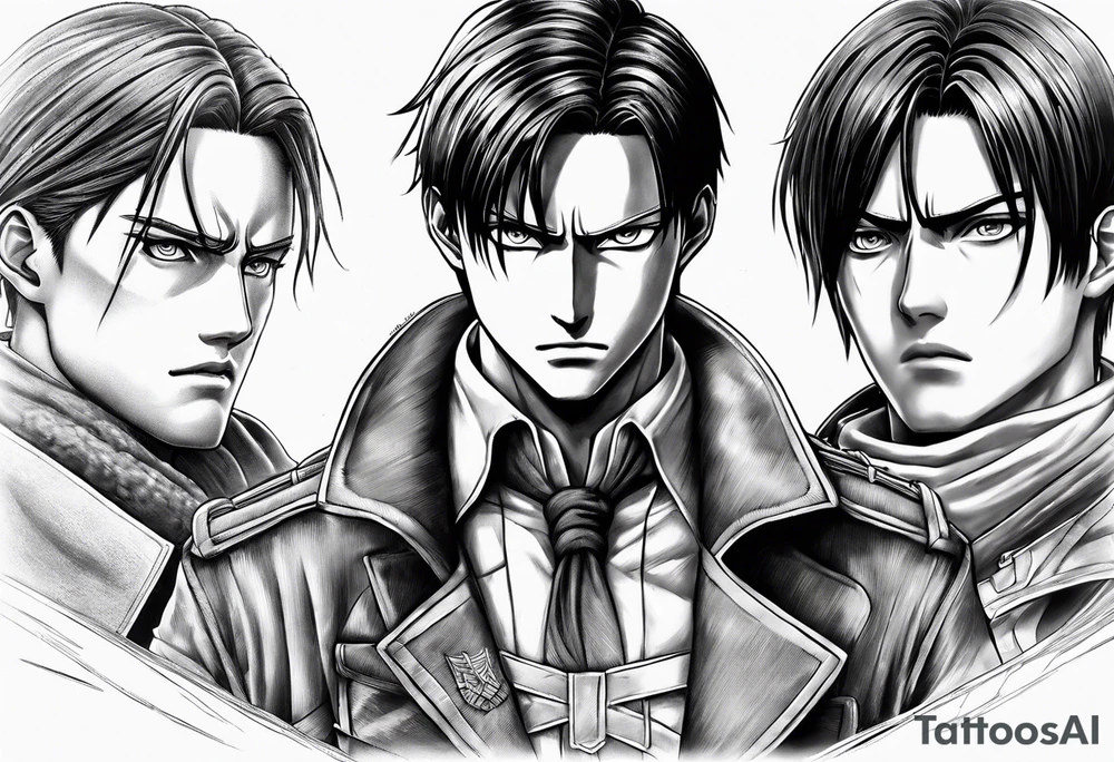 Levi attack on titan tattoo idea