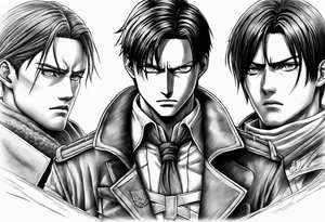 Levi attack on titan tattoo idea