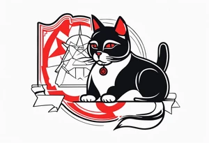 Communist cat tattoo idea