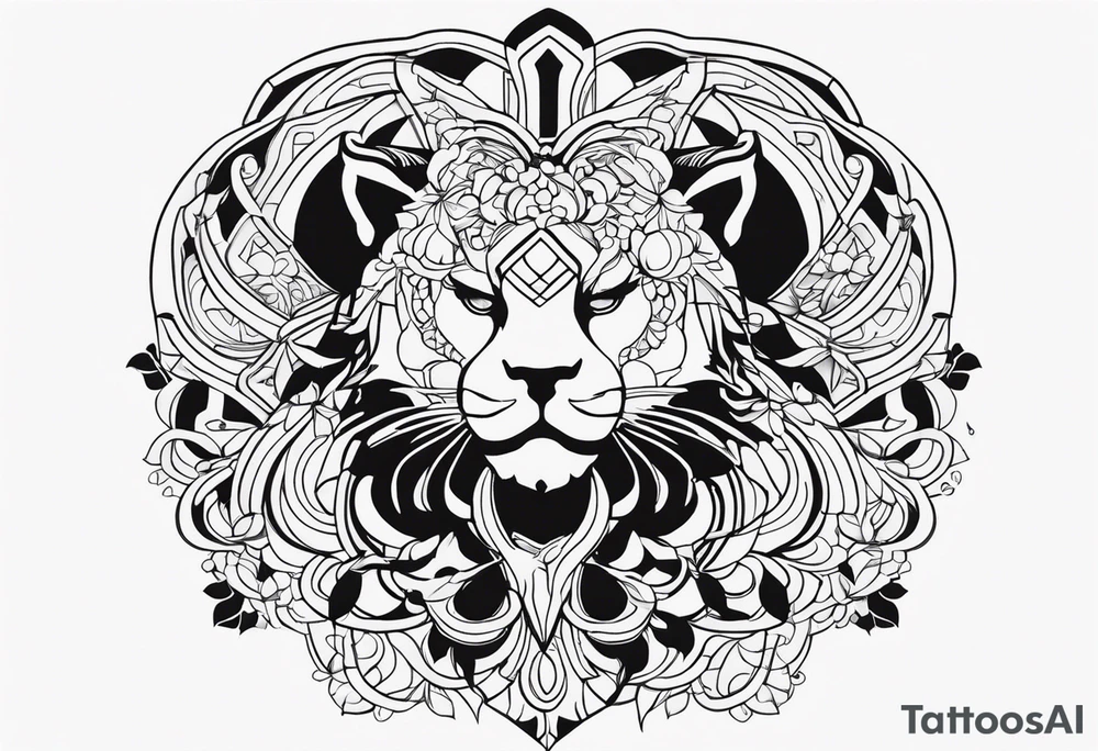 Машина и демон tattoo idea