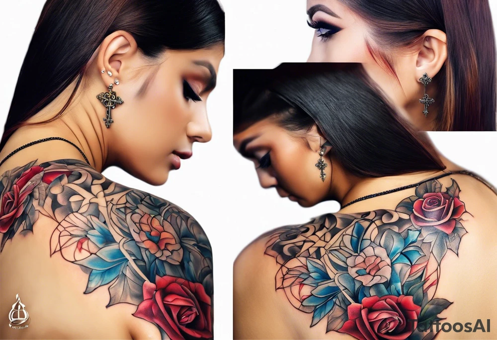 A cross tattoo idea