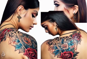 A cross tattoo idea