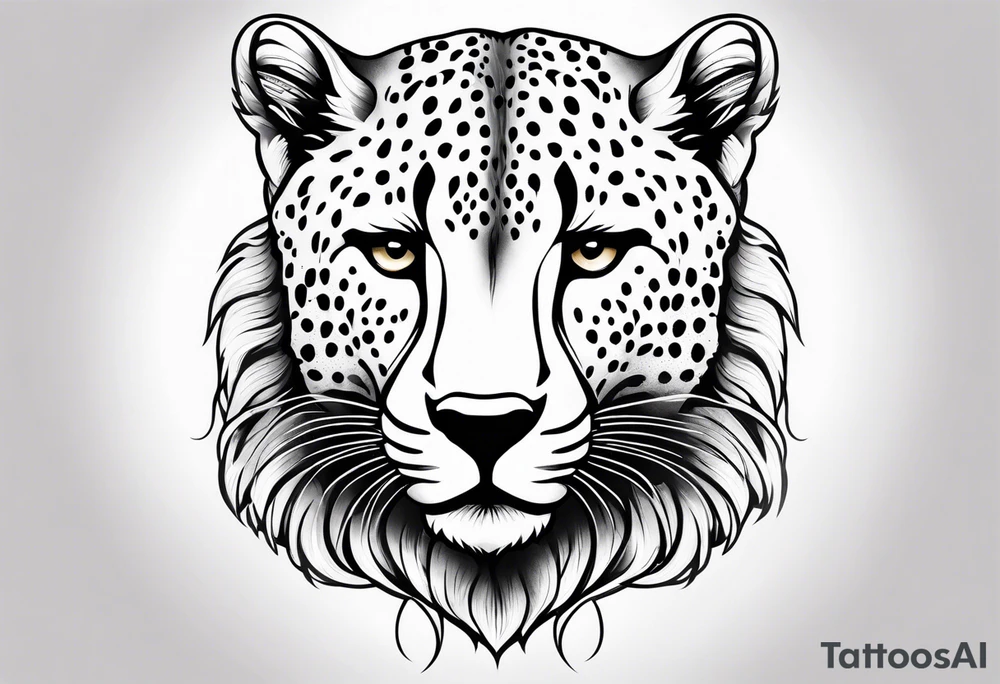 cheetah tattoo idea
