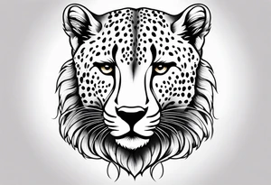 cheetah tattoo idea