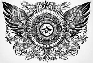consistency written out in cursive tattoo idea
