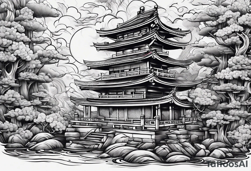 Piles of books tattoo idea