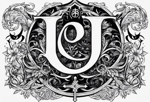 Pagan letters tattoo idea