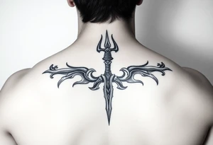 Lord Shiva trishul tattoo idea