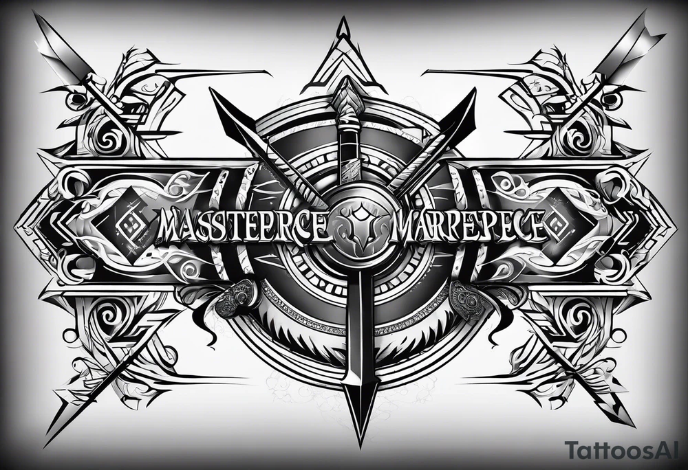 arrow
family names tattoo idea