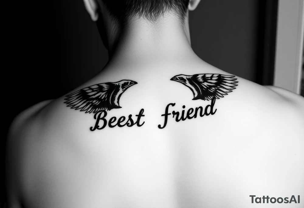 Funny best friend matching 
tattoo ideas tattoo idea