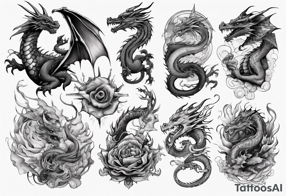 dragon tattoo idea