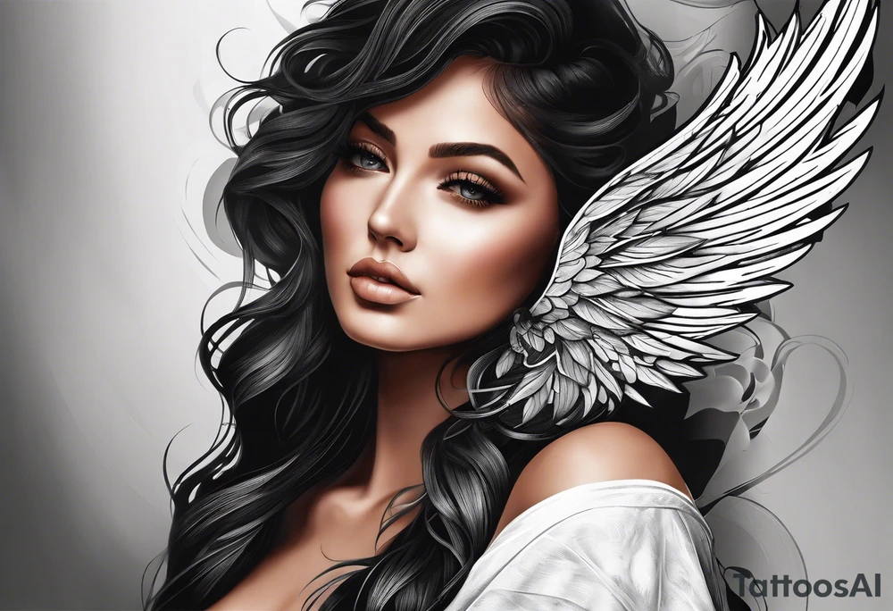DNA helix 
leaf
cloud
angel wing tattoo idea