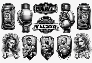 famous boxing venues in the us tattoo idea