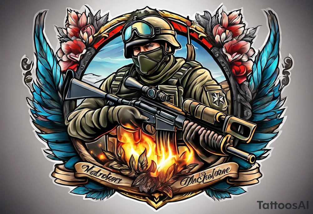 Army tattoo idea