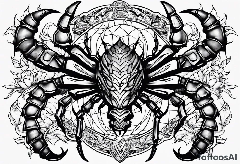 scorpio tattoo idea