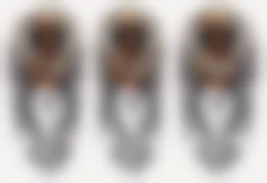 African angel on a balcony tattoo idea