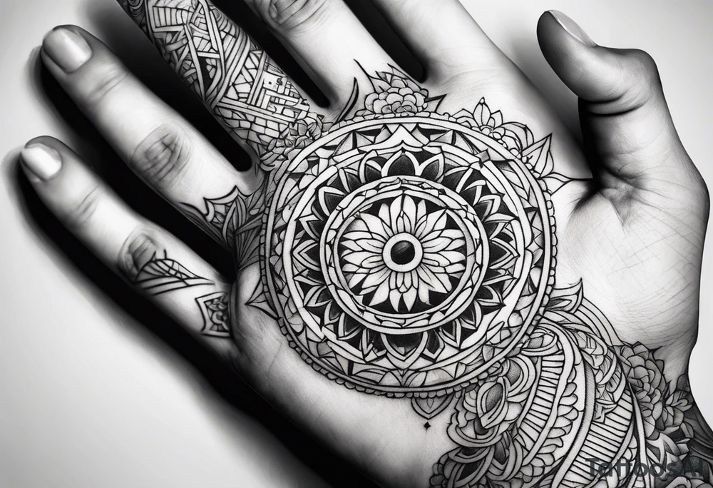 Hand tattoo tattoo idea