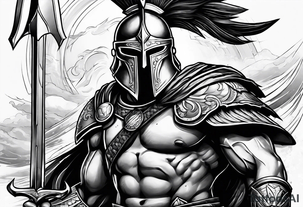 Spartan warriors tattoo idea