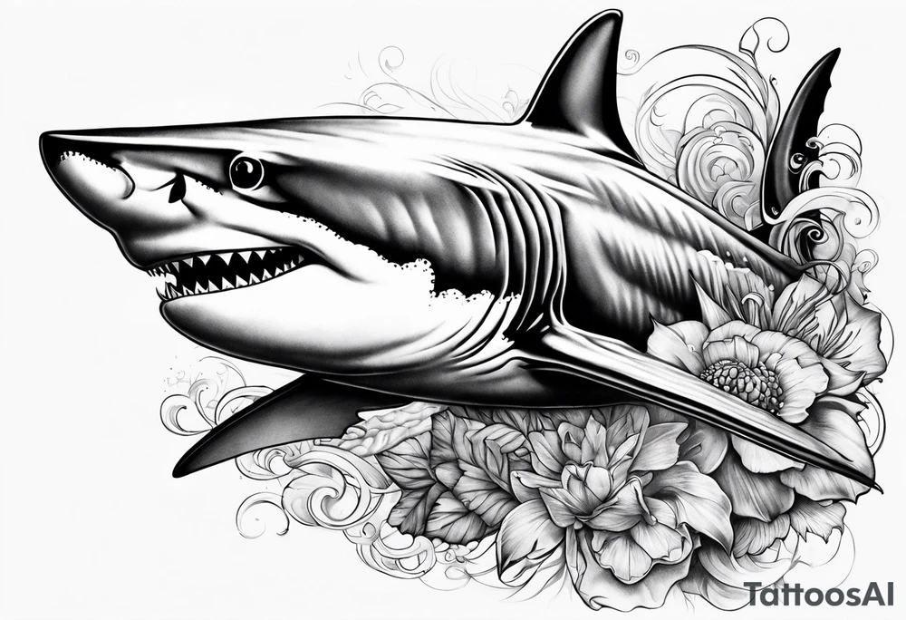 Shark tattoo idea