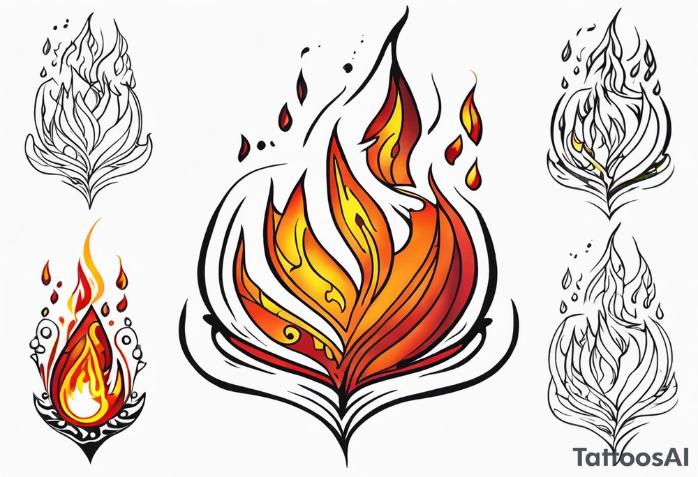 fire tattoo idea