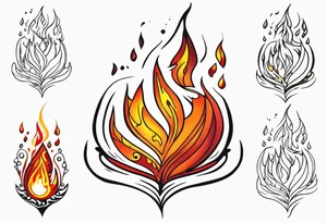 fire tattoo idea