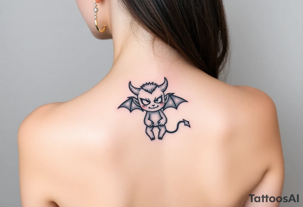 Demon tattoo idea