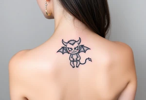 Demon tattoo idea