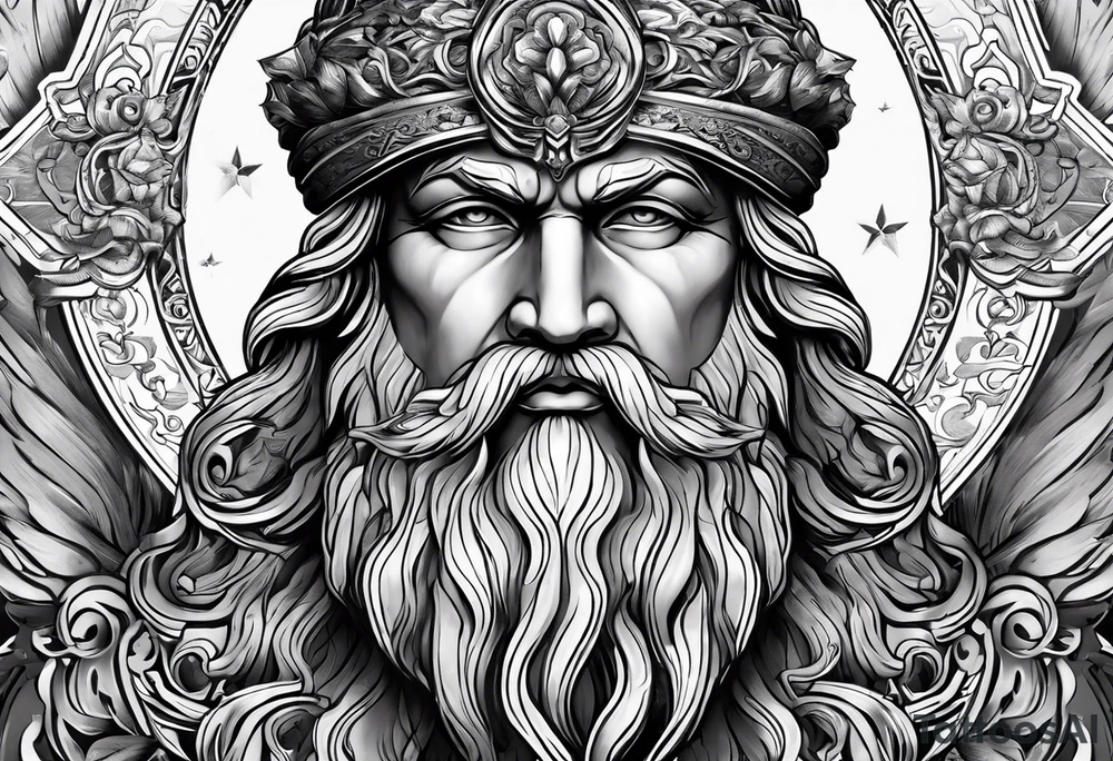 Zeus with background make it nice tattoo idea Zeus with background make it nice tattoo idea