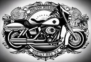 harley davidson pow mia memorial tattoo for my grandpa tattoo idea