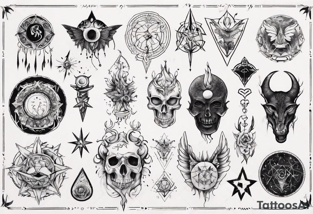 Mystical tattoo idea