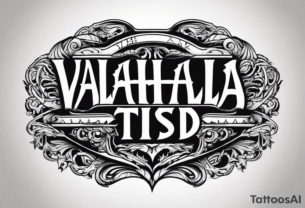 Valhalla  ptsd tattoo idea