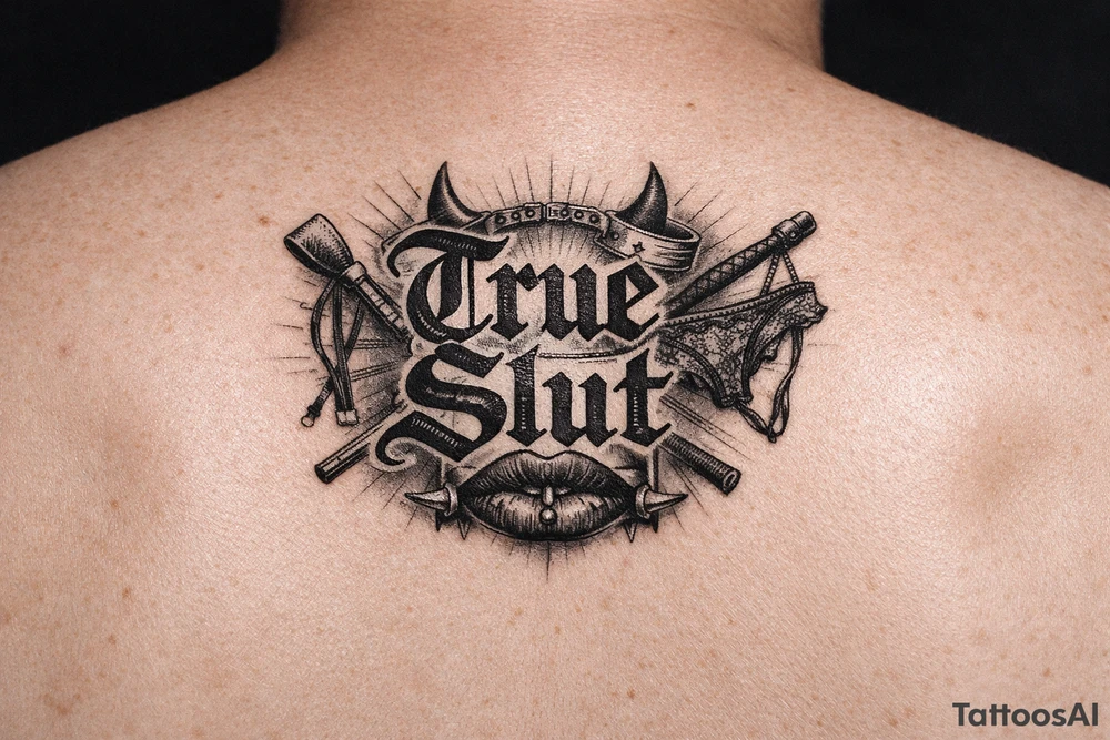 True slut tattoo idea