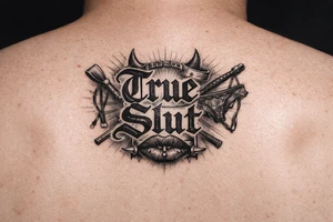 True slut tattoo idea