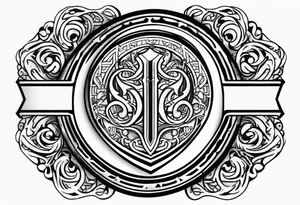 Valhalla shield  steps tattoo idea