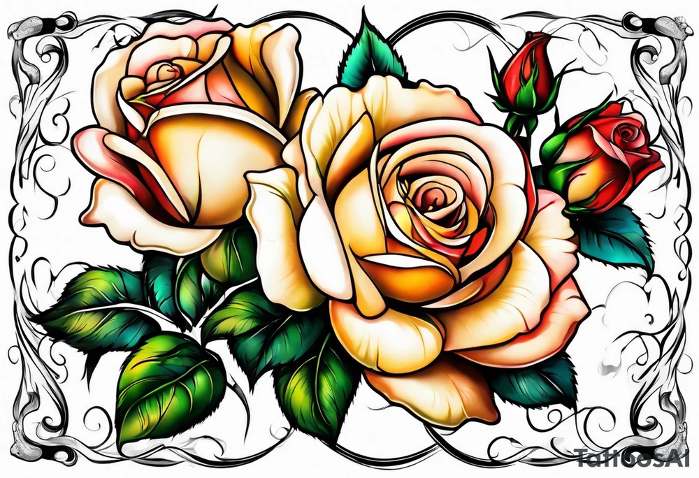 Roses tattoo idea