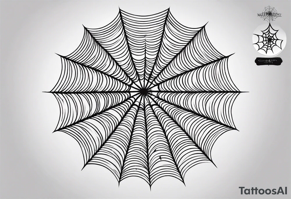 Spider web tattoo for knee tattoo idea