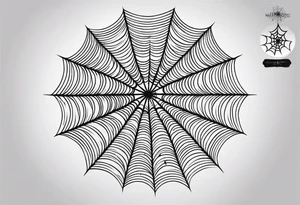 Spider web tattoo for knee tattoo idea