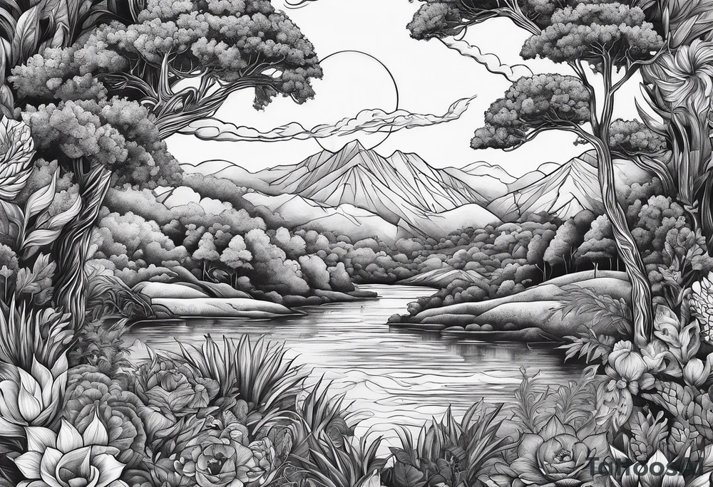 Sleep token take me back to eden album cover tattoo idea