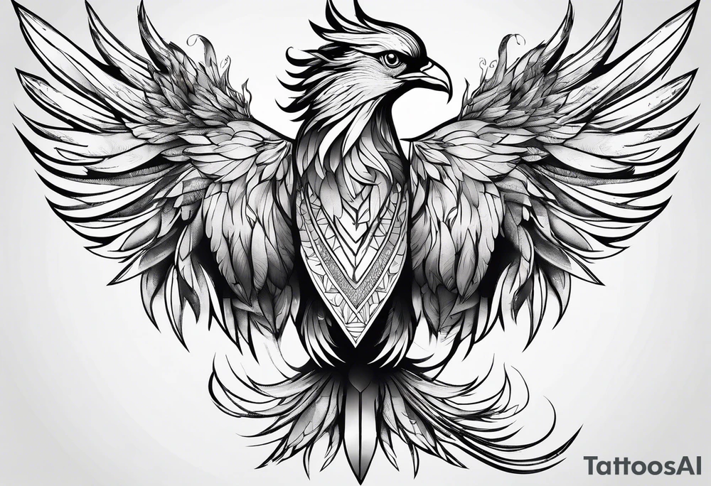little pheonix tattoo idea