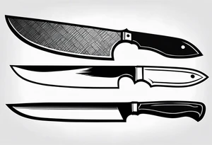 chefs knife tattoo idea