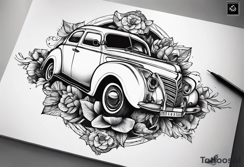 Passarinho andorinha de asas abertas tattoo idea