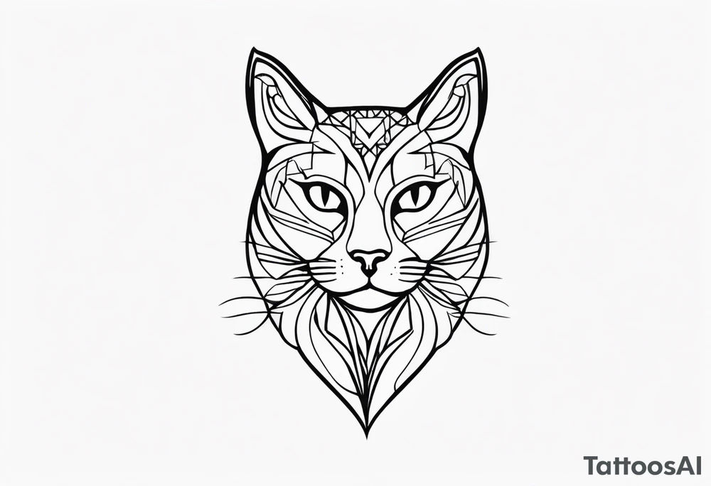 Cat meow tattoo idea