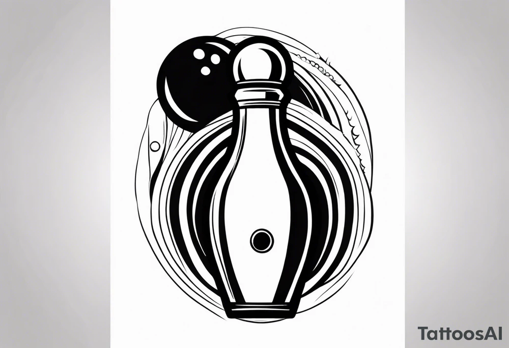 Bowling tattoo idea