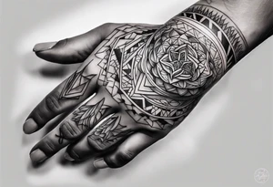 Savage hand tattoo idea