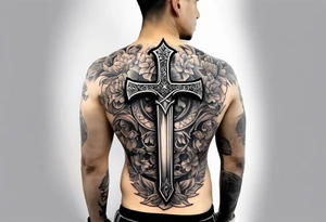 sword tattoo for back

with words memento mori tattoo idea
