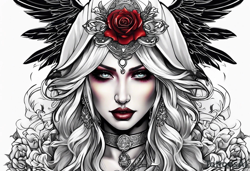 angel of death tattoo idea
